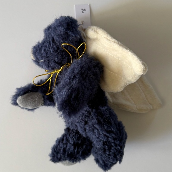 Boyds Bears ~ Set of Three Dietrich Plush Blue Bear Angel Ornaments - Picture 10 of 12
